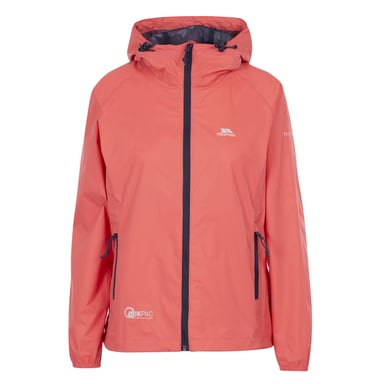 Trespass Damen Qikpac Regenjacke, wasserdicht, verstaubar (Pfirsichrot)
