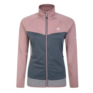 Dare 2B Womens/Ladies Elation II Core Stretch Recycled Fleece (Orion Grey/Dusty Rose)