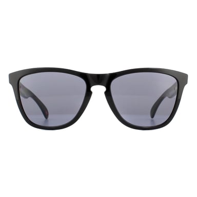 Oakley Sonnenbrille Frogskins Poliert Schwarz Grau 24-306