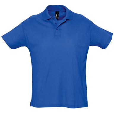 SOLS Herren Sommer II Pique Kurzarm-Poloshirt (Königsblau)