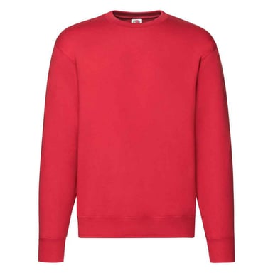 Fruit of the Loom - "Premium" Sweatshirt Überschnittene Schulter für Herren (Rot)