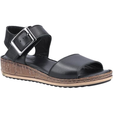 Hush Puppies Damen/Damen Ellie Leder Sandalen (Schwarz)