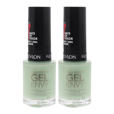 Revlon Colorstay Gel Envy 225 Cha-Ching Nail Polish 11.7ml Green x 2