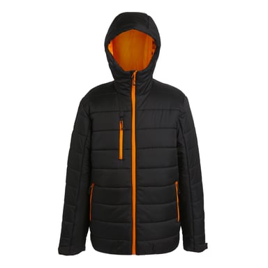 Regatta - "Navigate" Steppjacke für Herren (Schwarz/Orangenpop)