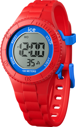 Ice Watch Ice Digit - Red Blue Rot Kind Armbanduhr 021276 - S