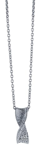 Orphelia Damen-Kette aus 925er Sterlingsilber mit Anhänger – Silber ZH-6028