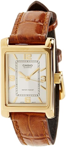 Casio Casio Collection Braun Damen Armbanduhr LTP-1234PGL-7AEG