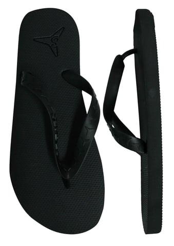 Slydes Angra Herren Black Flip-Flops