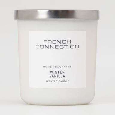 French Connection White Collection Winter Vanilla Candle 245g