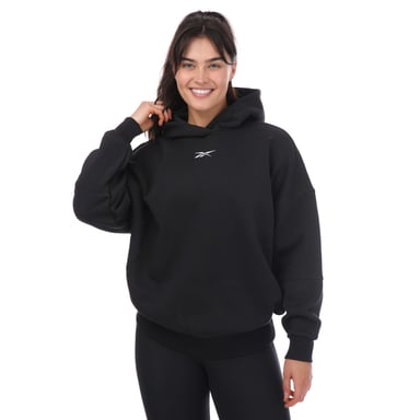 Sweat capuche Lux Oversized Reebok Pour Femme en Noir