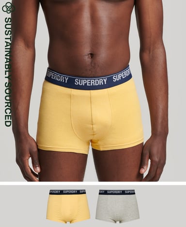 Superdry Lot de deux caleçons en coton bio