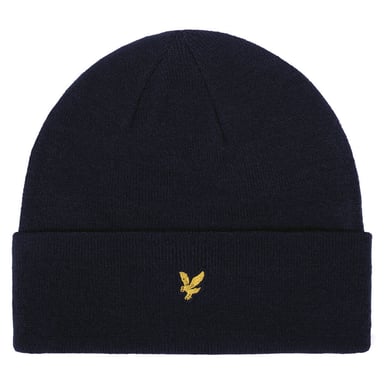 Lyle & Scott Mens Turn Up gestrickte Beanie-Mütze
