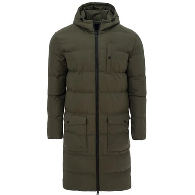Soulstar Mens Banana Parka Padded Jacket Puffer Longline
