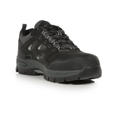 Regatta Mens Mudstone Nubuck Sicherheitstrainer (Schwarz/Granit)