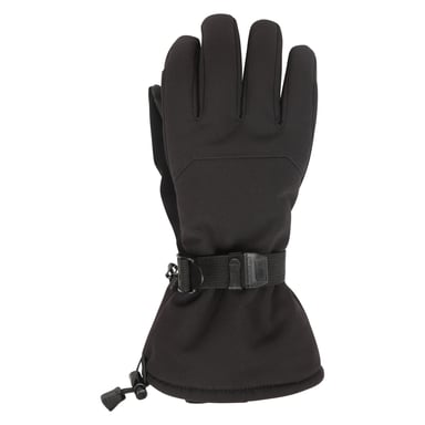 Mountain Warehouse Herren Extreme Wasserdichte Softshell Ski-Handschuhe (Schwarz)