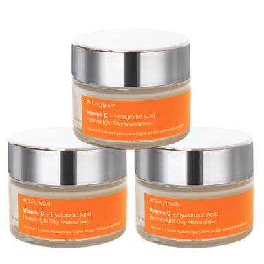 3 x Vitamin C + Hyalurons‰ure¬ Hydrabright¬ Day Moisturiser 50ml
