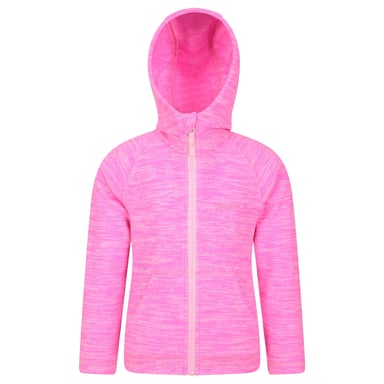 Mountain Warehouse - "Snowdonia II" Hoodie mit durchgehendem Reißverschluss für Kinder (Leuchtend Rosa)