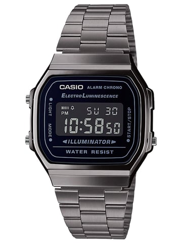 Casio Casio Collection Retro Grau Herren Armbanduhr A168WEGG-1BEF