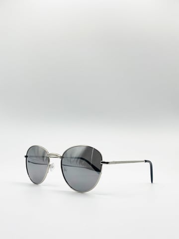Round Metal Frame Sunglasses