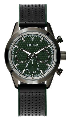 Orphelia Sandblast Herren-Armbanduhr, grün, OR71904