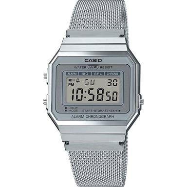 Casio Casio Collection Silber Unisex Armbanduhr A700WEM-7AEF