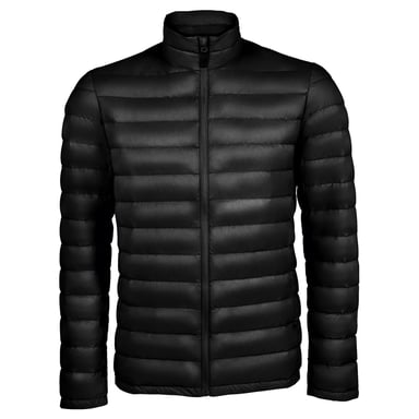 SOLS Mens Wilson Lightweight Padded Jacket (Schwarz)