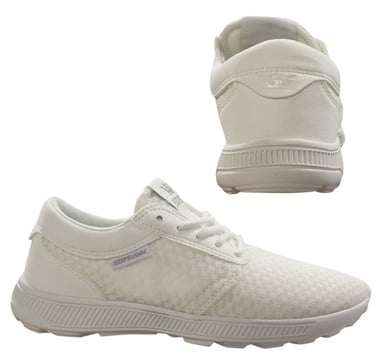 Supra Hammer Run Pee -up Herren Casual Running Trainer White 08128 154 B32E