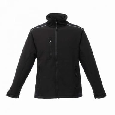 Regatta Herren Sandstorm Workwear Softshell Jacke (Schwarz/Schwarz)