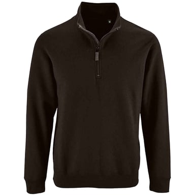 SOLS - "Stan" Pullover Stehkragen für Herren (Schwarz)