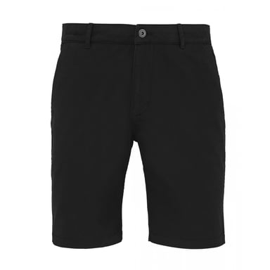 Asquith & Fox Herren Casual Chino Shorts (Schwarz)