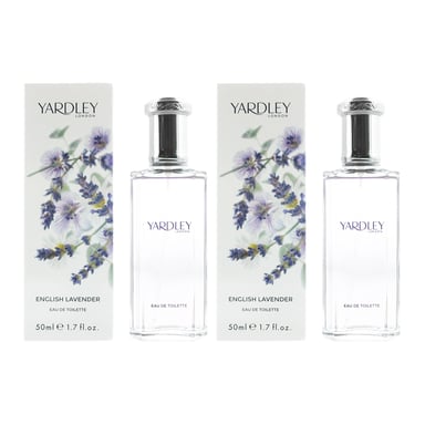 Yardley English Lavender Eau de Toilette 50ml x 2