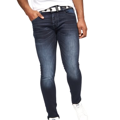 Crosshatch - "Barbeck" Jeans für Herren (Dunkelblau)