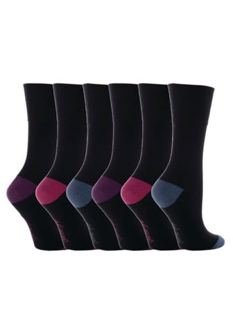 Gentle Grip - 6 Paar Damen Gentle Grip nicht elastische Socken - GG11