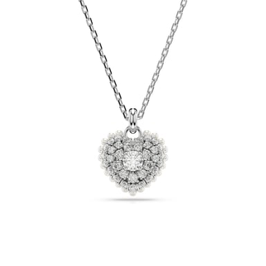 Swarovski 'Hyperbola' Damen-Halskette aus geschwärztem Metall - Silber 5684386