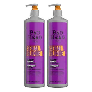 Tigi Serial Blonde Shampoo for Damaged Blonde Hair 970ml 2pk