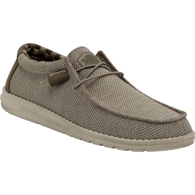 HEYDUDE Wally Sox Faux Suede Herren Beige Bootsschuhe
