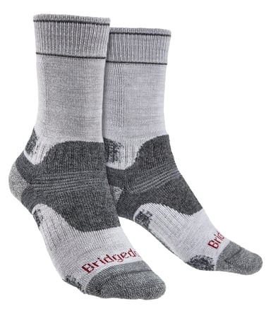 Bridgedale - Womens Wandern Midweight Merino Socken - Silber / Grau