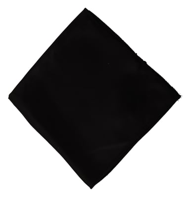 Dolce & Gabbana - Écharpe mouchoir carré noir 100% soie pour hommes