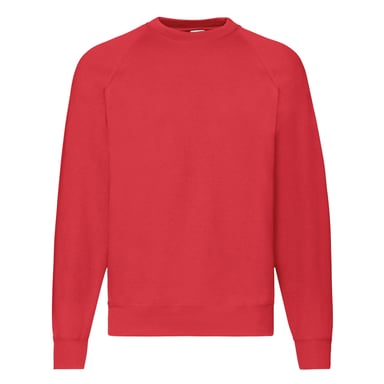 Fruit Of The Loom Herren Raglan-Ärmel Belcoro® Sweatshirt (Rot)