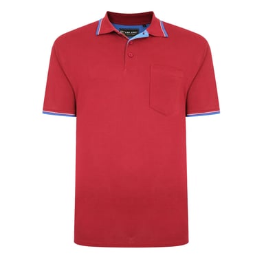 Kam Mens Plus Size Polo Shirt Big and Tall T-shirt