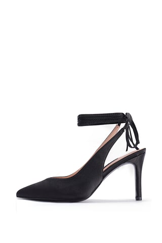 Nine West Women's 'Catrinna' Black Sling Back Court Shoe