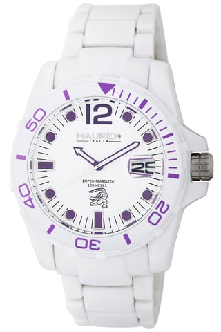 Haurex italien herren uhr caimano weiß