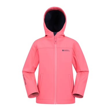 Mountain Warehouse Childrens/Kids Exodus Wasserfeste Soft Shell Jacke (Bubblegum Pink)
