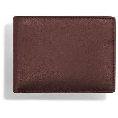 Barneys Originals Faux Leather Dark Brown Wallet