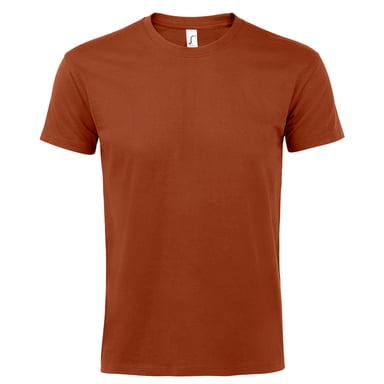 SOLS Mens Imperial Heavyweight Short Sleeve T-Shirt (Terracotta)