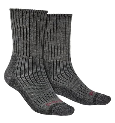 Bridgedale - Herren Wandern Midweight Merinowolle Socken - Charcoal