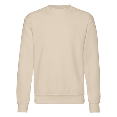 Fruit Of The Loom Herren Set-In Belcoro® Yarn Sweatshirt (Natur)