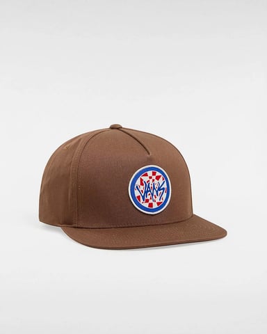 VANS Lopside Snapback Hat in Kaffeelikör