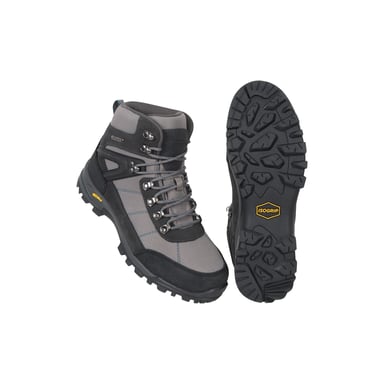 Mountain Warehouse Mens Storm Extreme Wildleder wasserdichte Wanderschuhe (dunkelgrau)