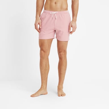 Micah Mens Shorts Washed Red Stripe